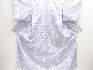 草花摸様小紋着物